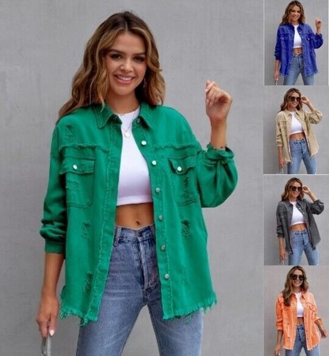 Womens denim jackets casual - jackets, |