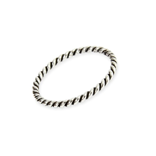 Sterling silver 2mm stacking - silver,