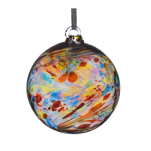 Sienna glass multicolour 8cm - sienna,