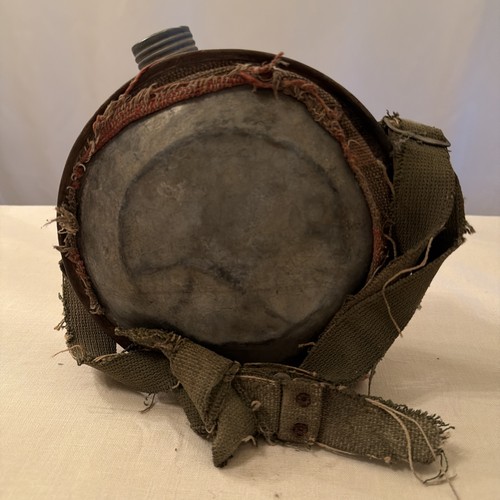 Vintage military canteen army - canteen,