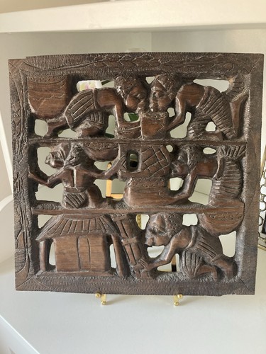 Vintage hand carved african - vintage,