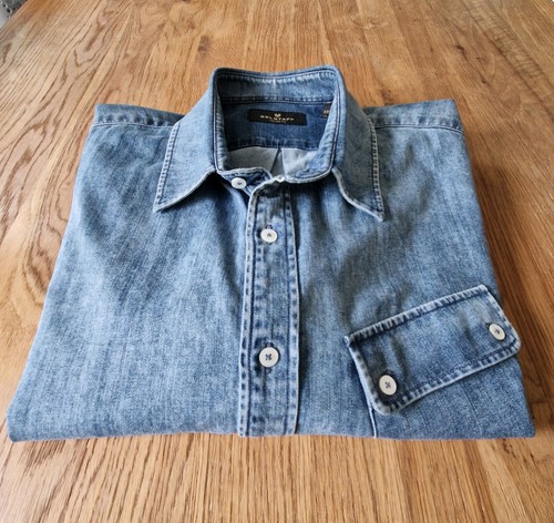 Belstaff denim pitch shirt - denim, xxl