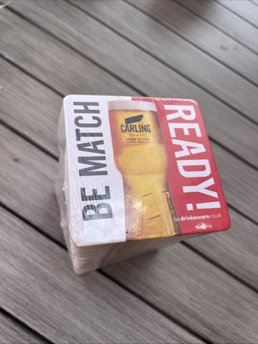 Carling lager beer mats drip - lager,