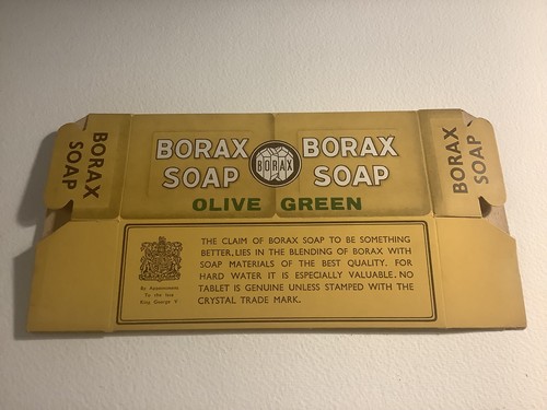 Vintage borax soap packaging - vintage,