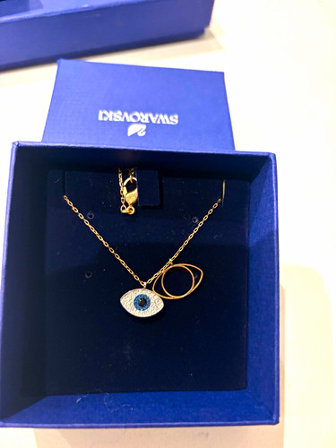 Swarovski evil eye pendant - evil,