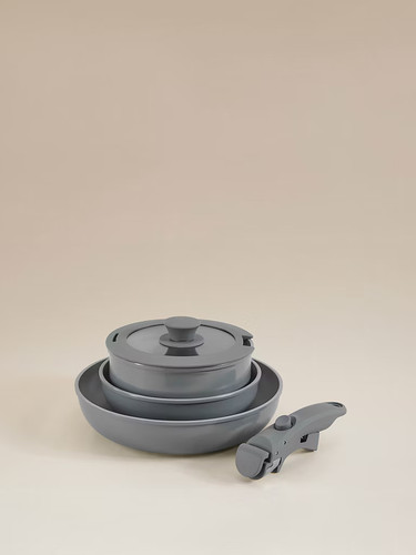 Pan grey stackable - grey,