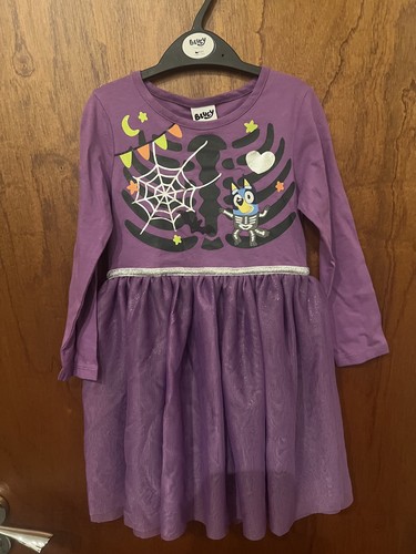 Bluey purple halloween - bluey,