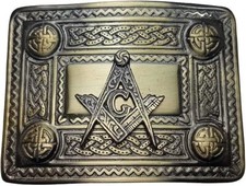 Kilt Buckle Masonic Badge