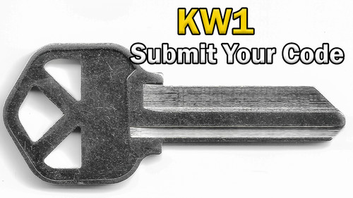 Kwikset pin code cut - (kw1),