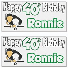 Personalised Snooker Player