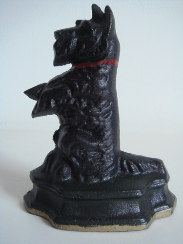 Vintage black painted cast - vintage,