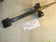 OLD VINTAGE FRENCH STUMP FIELD ANVIL NO SA USABLE AND COLLECTABLE OLD TOOL