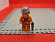 Star Wars Lego mini figure snow speeder pilot (Light Grey Helmet) RARE