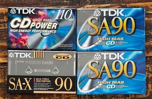 Blank tdk sealed audio - tdk,