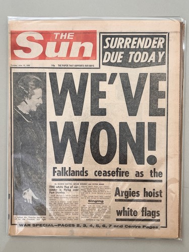 The sun jun 1982 - the,