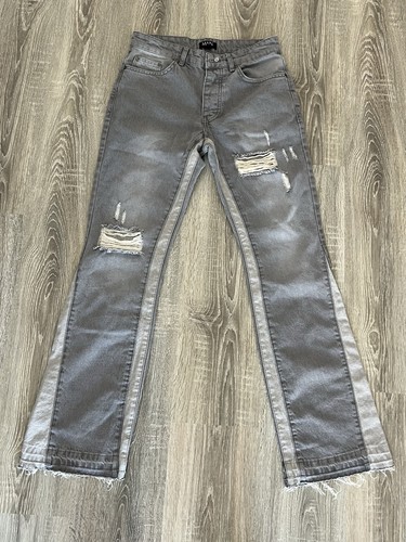 Ripped jeans mens grey size - mens, s