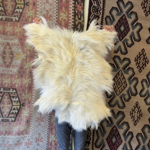 Natural angora goat - angora, rug