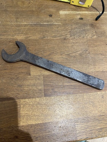 Vintage snail brand spanner - vintage,