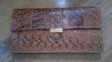 Snake Skin Handbag and Wallet