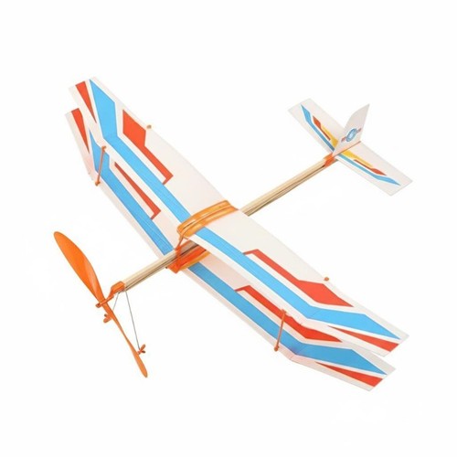 Foam glider airplane - foam, rubber