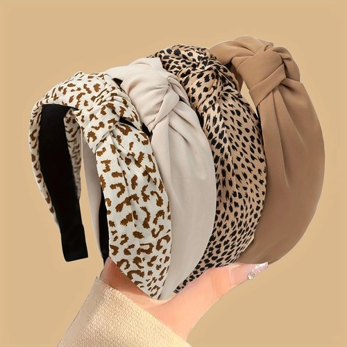 4pcs wide soft headband women - soft,