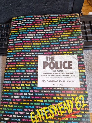 Police gateshead uk tour - police, '82
