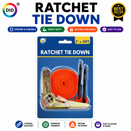 Inch 15ft ratchet tie down - ratchet,