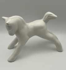 Ceramic Pony Figure-White