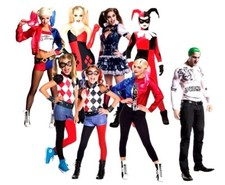 Official Suicide Squad HARLEY QUINN Fancy Dress Costume Ladies Girls Halloween