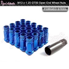 Extended GT50 Wheel Nuts Blue