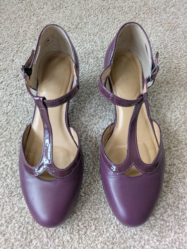 Hotter rumba purple leather - hotter,