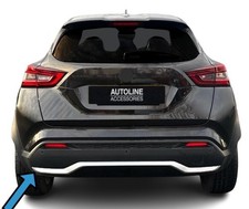 Chrome rear bumper diffuser - rear,