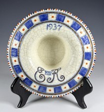 Crown Ducal Charlotte Rhead 1937 Coronation Ware Edward VIII