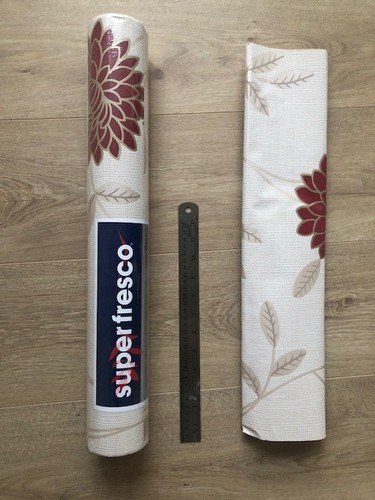 Super fresco shaan red floral - super,