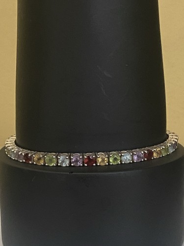 Sterling silver multi colour - sterling,