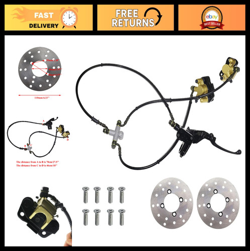 Hydraulic twin disc brake - disc,