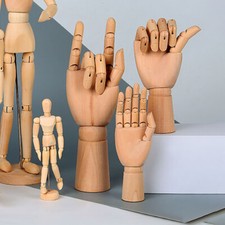 Wooden Right Left Hand