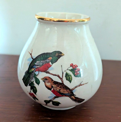 Crown devon ceramic - crown, bird