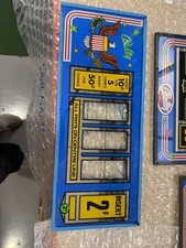 Old Vintage Bally Slot Machine Glass set 50p Jackpot 2p play