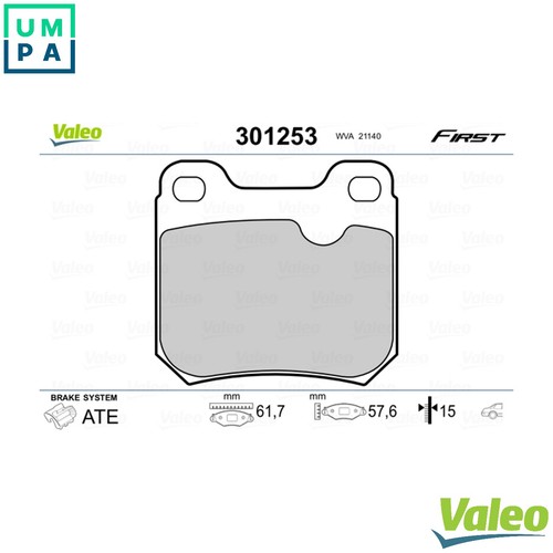 Brake pad set disc - set,