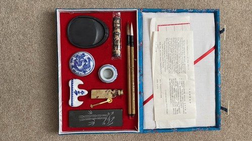 Chinese caligraphy writing - writing, set
