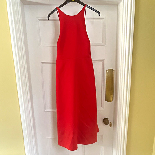 Halston heritage red satin - red,
