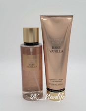 Victoria’s Secret Bare Vanilla Mist Spray 250ml and Body Lotion Set Brand New