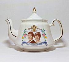 Prince Charles And Lady Diana Royal Wedding Commemorative Teapot 1981