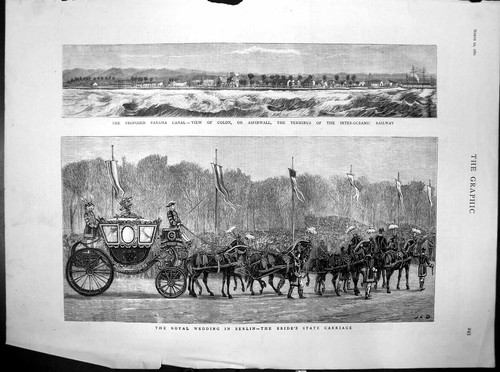 Original old antique print - original,