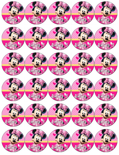 Minnie mouse personalised - x,