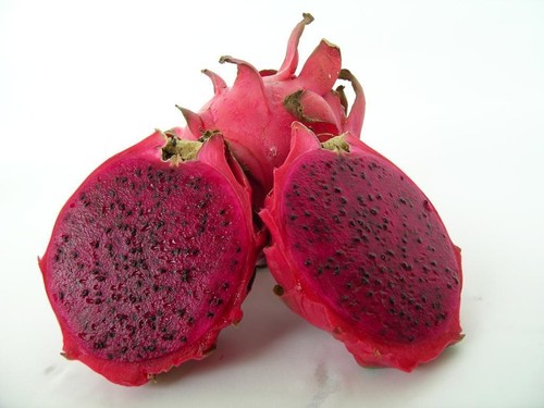 Red dragon fruit flesh - fruit,