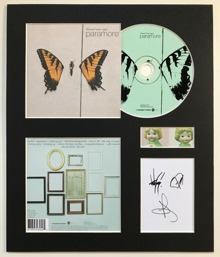 Paramore signed autographed - -,