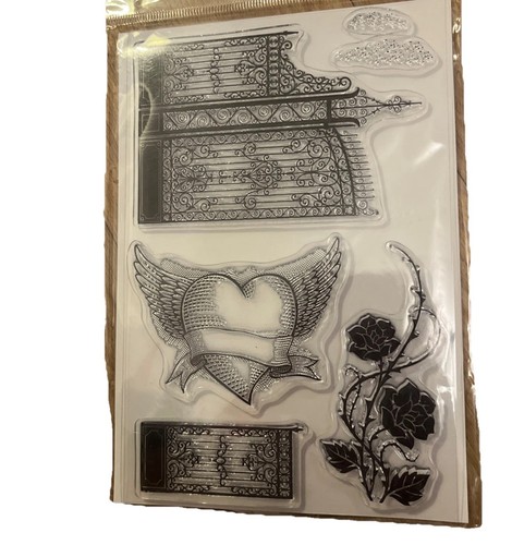 Kanban clear stamps set gothic - clear,