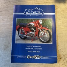 THE INTERNATIONAL CLASSIC BIKE SHOW GUIDE 1985